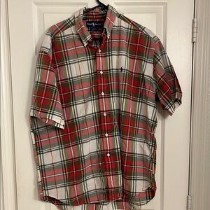 Ralph Lauren Men's Red Plaid Shirt